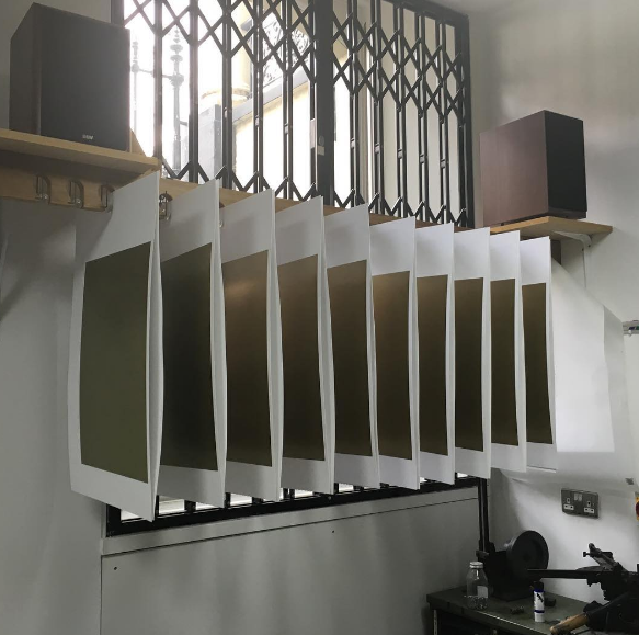 Hell is an infinite - Letterpress + Screenprinting